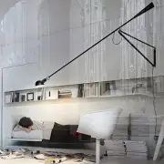 Lampa ścienna 265 czarna FLOS