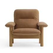 Fotel Brasilia Natural Oak Dunes Camel 21004 Audo