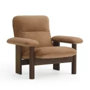 Fotel Brasilia Dark Stained Oak Dunes Camel 21004