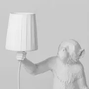ABAŻUR DO LAMPY MONKEY BIAŁY SELETTI