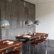 LAMPA WISZĄCA FLOWERPOT VP7 STALOWY NIEBIESKI ANDTRADITION