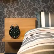 BUDZIK WAKE UP BLACK 20 cm NEXTIME