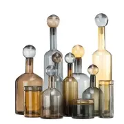 Butelki bubbles & bottles mix set 4 brown pols potten