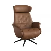 Fotel Wypoczynkowy Volden Function Cognac Brown Flexlux