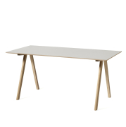 Biurko CPH10 naturalny dąb - białe linoleum Hay