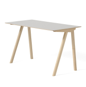Biurko CPH90 naturalny dąb - białe linoleum HAY