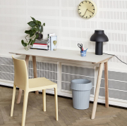 Biurko CPH90 naturalny dąb - białe linoleum HAY
