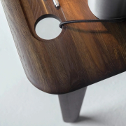 Biurko Slab przydymiony dąb Tom Dixon