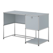 Biurko B21 Haller Srebrne Matowe Usm