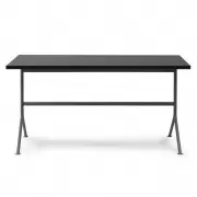 Biurko Kip szara podstawa ciemnobrązowe Normann Copenhagen