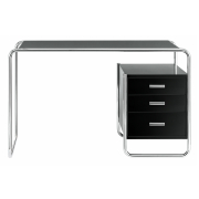 Biurko S 285/2 Z Szufladami Czarne Thonet