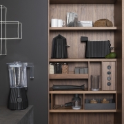 Blender kielichowy Plisse czarny Alessi