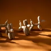 Figurka Dekoracyjna Ballon Dog Dąb Naturalny S Boyhood