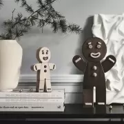 Figurka Dekoracyjna Gingerbread Man Dąb Naturalny S Boyhood