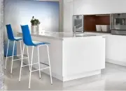 KRZESŁO BAROWE ZEBRA BICOLORE STAL LAKIEROWANA SCAB DESIGN
