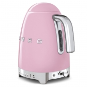 Czajnik elektryczny z regulacją temperatury 50's Style pastelowy róż Smeg
