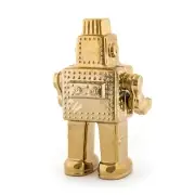 DEKORACJA MEMORABILIA MY ROBOT ZŁOTA SELETTI