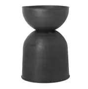 Donica ogrodowa Hourglass duża czarna Ferm Living