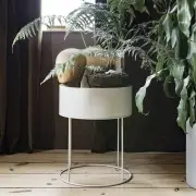 DONICZKA PLANT BOX OKRĄGŁA JASNOSZARA FERM LIVING
