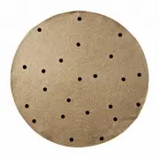 DYWAN OKRĄGŁY BLACK DOTS 100 CM FERM LIVING