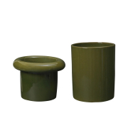 Donica ogrodowa Rollo 36 cm zielona Ferm Living
