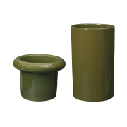 Donica ogrodowa Rollo 46 cm zielona Ferm Living