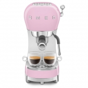 Ekspres do kawy kolbowy 50's Style pastelowy róż Smeg