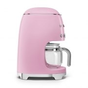 Ekspres do kawy przelewowy 50's Style pastelowy róż Smeg
