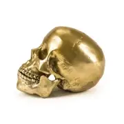 FIGURA DEKORACYJNA HUMAN SKULL SELETTI