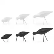 FIGURKA DEKORACYJNA SHOREBIRD DUŻA BIAŁA NORMANN COPENHAGEN