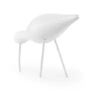 FIGURKA DEKORACYJNA SHOREBIRD DUŻA BIAŁA NORMANN COPENHAGEN