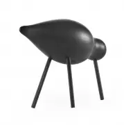 FIGURKA DEKORACYJNA SHOREBIRD ŚREDNIA CZARNA NORMANN COPENHAGEN