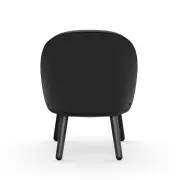 FOTEL ACE SKÓRZANY CZARNY NORMANN COPENHAGEN