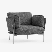 FOTEL CLOUD LN1 CHROMOWANE NOGI ANDTRADITION