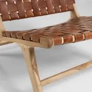 FOTEL Calixta brązowy KAVE HOME