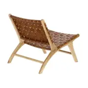 FOTEL Calixta brązowy KAVE HOME