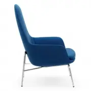 FOTEL ERA WYSOKI CHROMOWANA PODSTAWA NORMANN COPENHAGEN