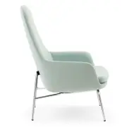 FOTEL ERA WYSOKI CHROMOWANA PODSTAWA NORMANN COPENHAGEN