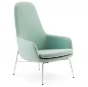 FOTEL ERA WYSOKI CHROMOWANA PODSTAWA NORMANN COPENHAGEN