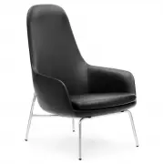 FOTEL ERA WYSOKI CHROMOWANA PODSTAWA NORMANN COPENHAGEN