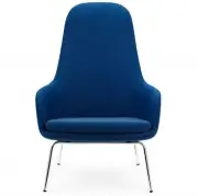 FOTEL ERA WYSOKI CHROMOWANA PODSTAWA NORMANN COPENHAGEN