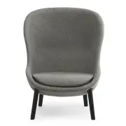 FOTEL HYG WYSOKI CZARNY DĄB NORMANN COPENHAGEN
