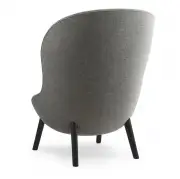 FOTEL HYG WYSOKI CZARNY DĄB NORMANN COPENHAGEN