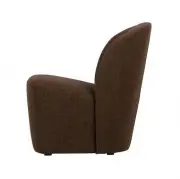 FOTEL LOFTY BRĄZOWY WOOOD