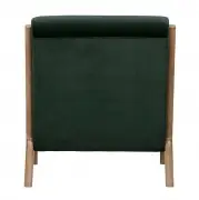 FOTEL MARK VELVET ZIELONY WOOOD