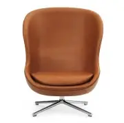 FOTEL OBROTOWY HYG WYSOKI ALUMINIOWA PODSTAWA NORMANN COPENHAGEN