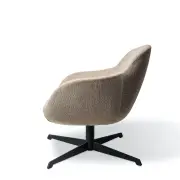 FOTEL OBROTOWY SPOCK BEŻOWY pols potten