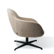 FOTEL OBROTOWY SPOCK BEŻOWY pols potten