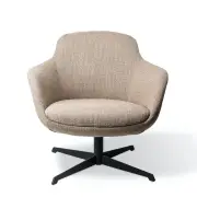 FOTEL OBROTOWY SPOCK BEŻOWY pols potten