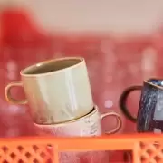 Filiżanka ze spodkiem Chef Ceramics zielona HKliving